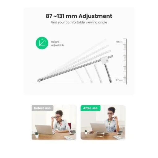 UGREEN Laptop Adjustable Portable Stand - Image 3