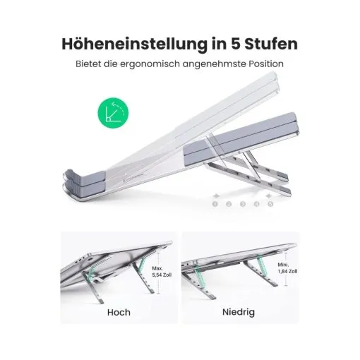 UGREEN Laptop Stand for Desk Adjustable - Image 3
