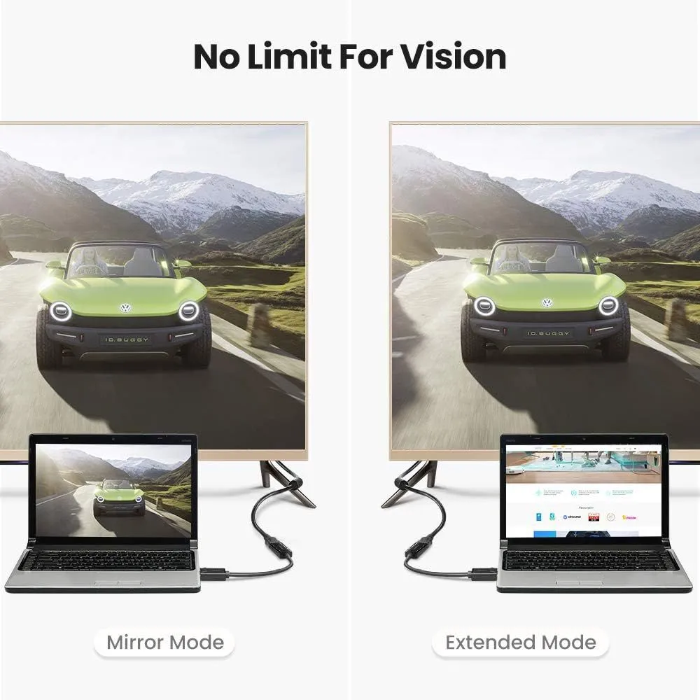 UGREEN 4K Display Port Male to HDMI Female Converter - Image 3