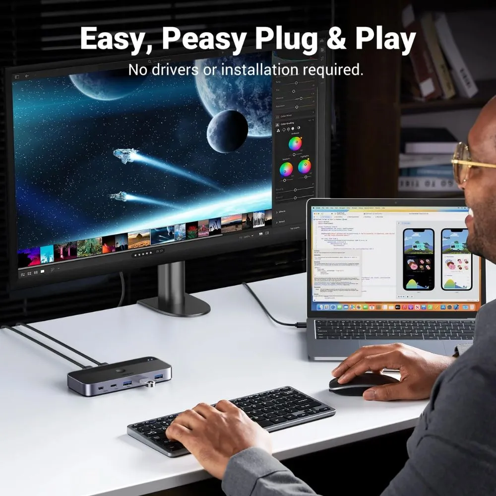 UGREEN Switch 2 Computers Sharing USB C & A Devices USB 3.0 - Image 3