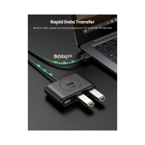 UGREEN 4-in-1 Data Hub USB 3.0 - Image 4