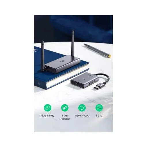 UGREEN HDMI Wireless Extender, 50 Meters Wide Range, HDMI & VGA-Receiver, Support 1080P@60Hz - Image 4