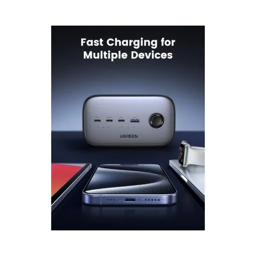 UGREEN DigiNest Pro 100 W USB C Power Strip GaN USB C Charger - Image 5