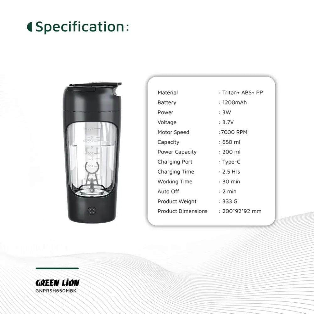 Green Lion Protein Mixer 650mL - Image 5