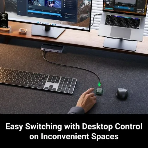 UGREEN Switch 2 Computers Sharing USB C & A Devices USB 3.0 - Image 5