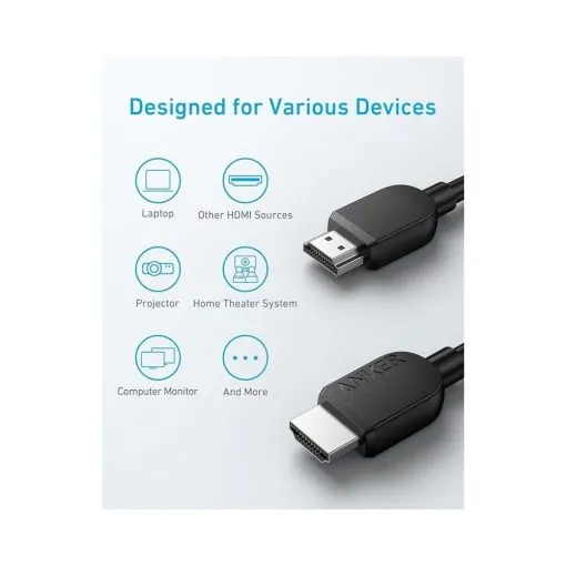 Anker HDMI to HDMI Cable 8K 6ft - Image 6