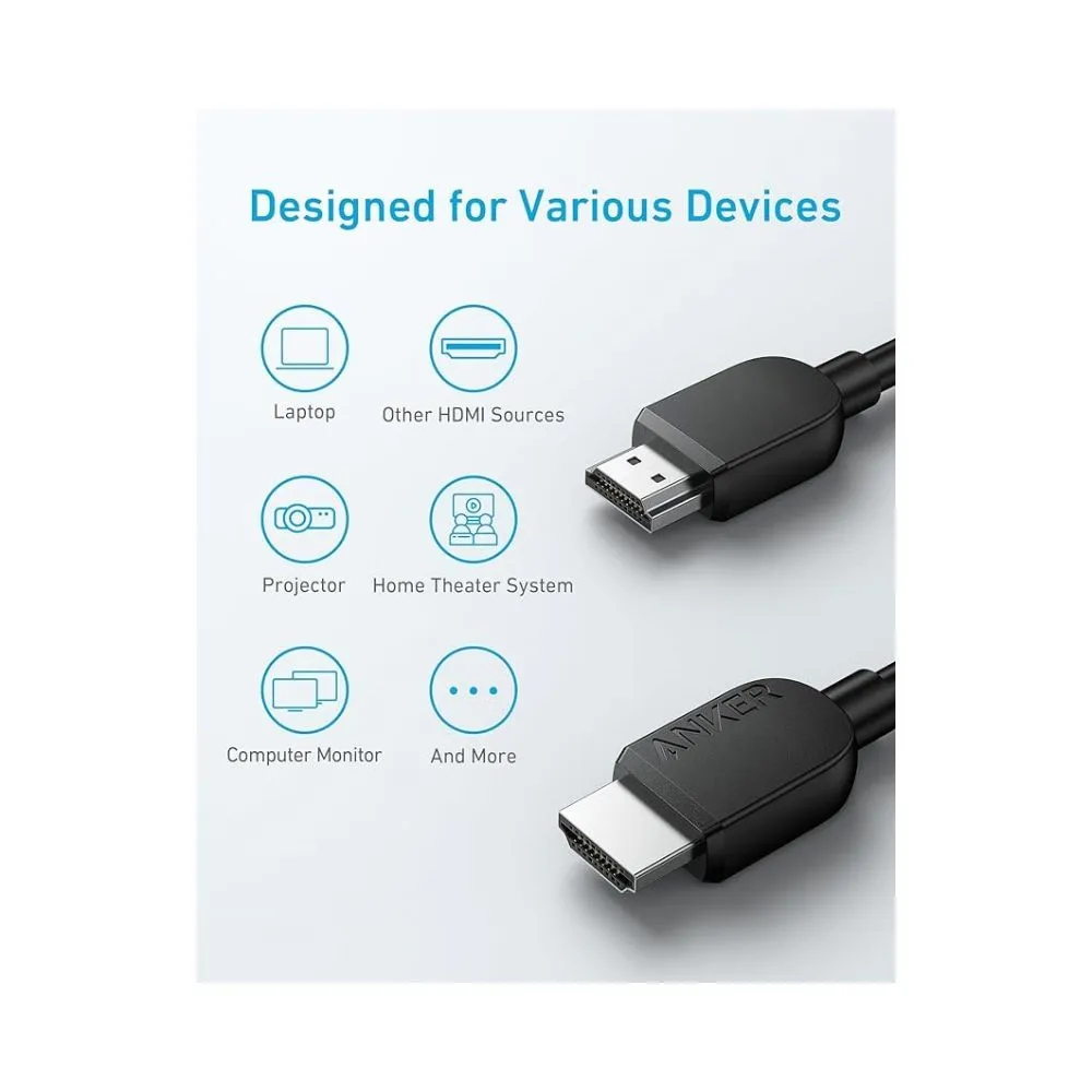 Anker HDMI to HDMI Cable 8K 6ft - Image 6