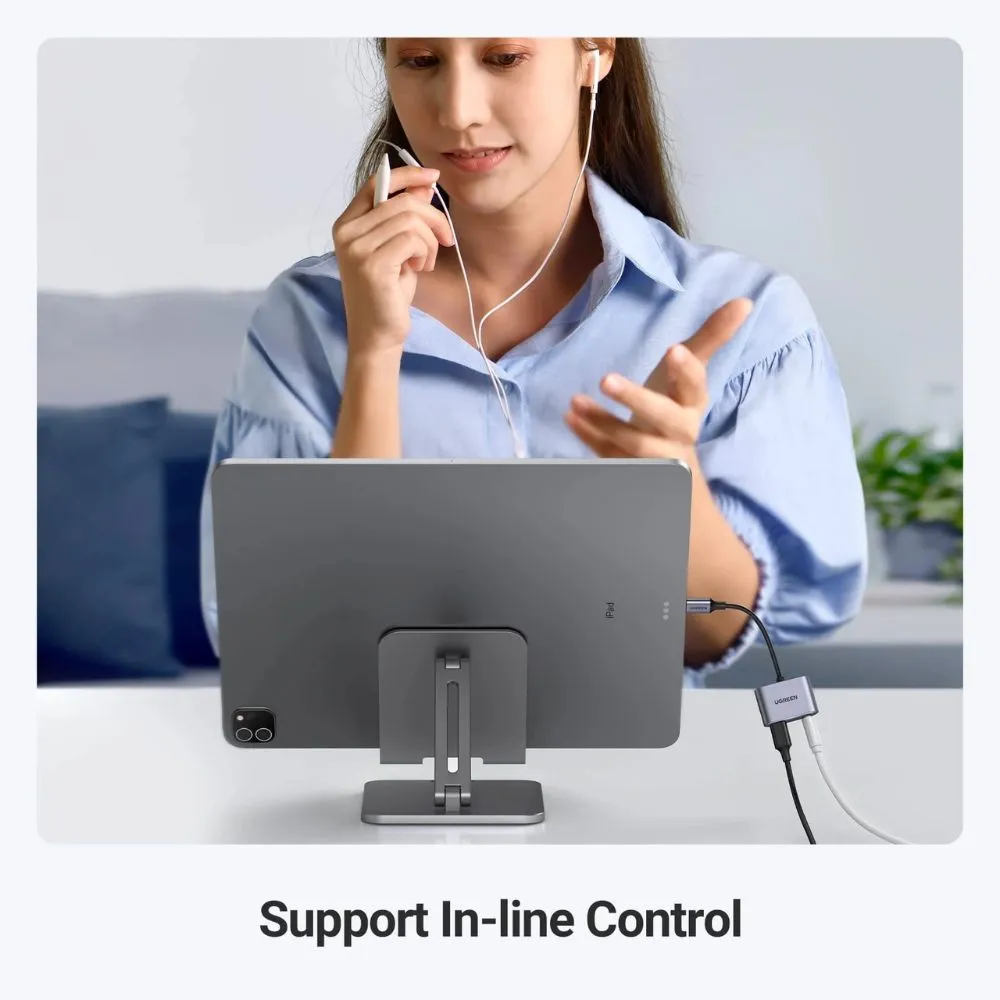 UGREEN 2-in-1 USB C to 3.5mm Headphone & USB-C Charging Port - Image 6