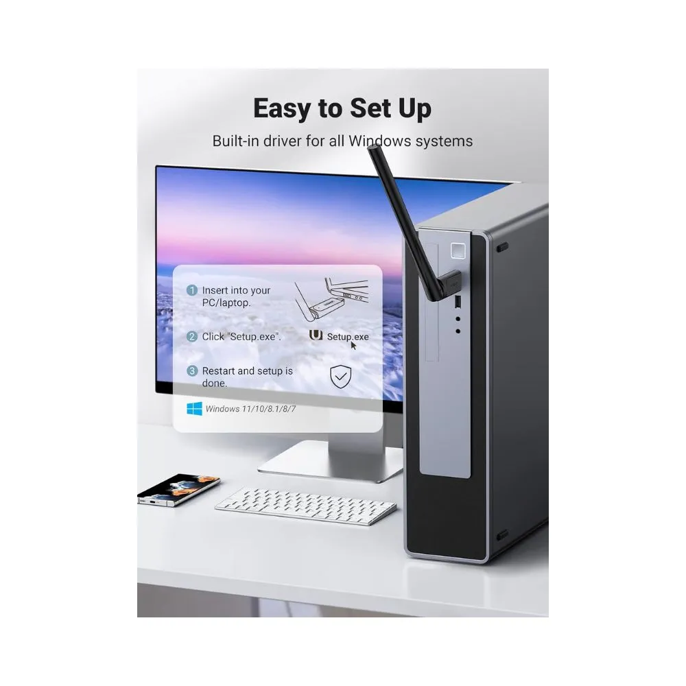 UGREEN AC650 USB WiFi Adapter - Image 6