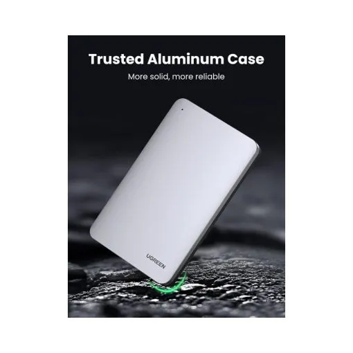 UGREEN USB C Hard Drive Enclosure for 2.5" SATA SSD HDD Aluminum USB C to SATA Adapter - Image 7