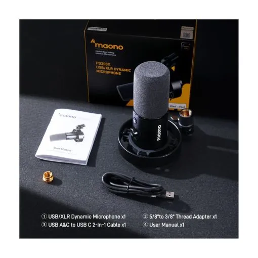 MAONO PD300X USB/XLR Dynamic Microphone - Image 8