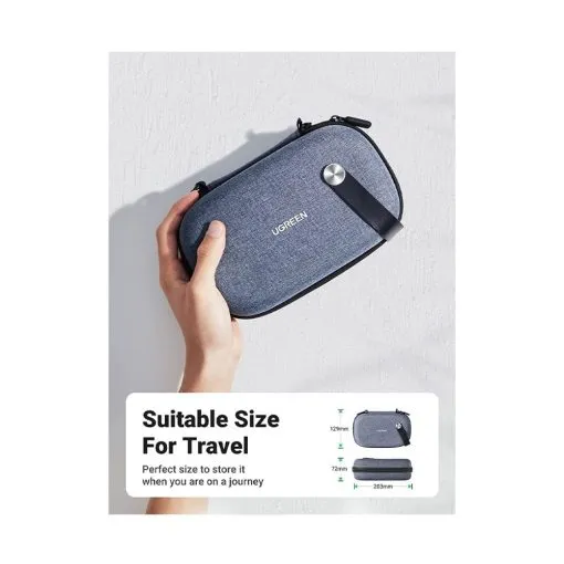 Alternative view of UGREEN Storage Bag Electronic Accessories Pouch