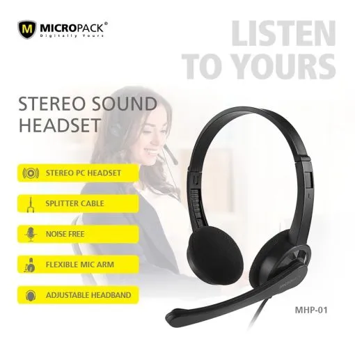 Alternative view of Micropack Stereo Sound Headset MHP-01