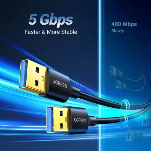 UGREEN USB to USB Cable for Data Transfer - Image 2