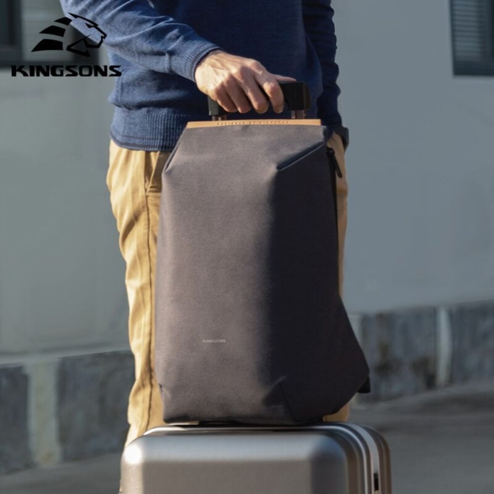 Kingsons Simple Design Backpack KS3207W - Image 4