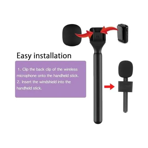 Alternative view of Bewinner Interview Handheld Adapter for Microphones