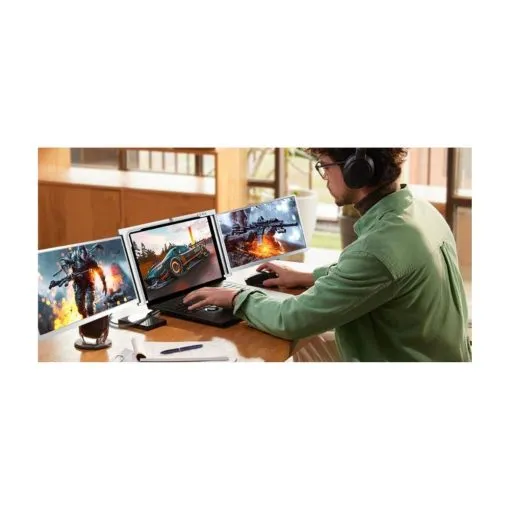 Alternative view of Powerology 14″ Dual Screen Portable Monitor
