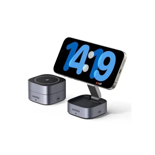 Alternative view of UGREEN 2-in-1 Magnetic Wireless Charger