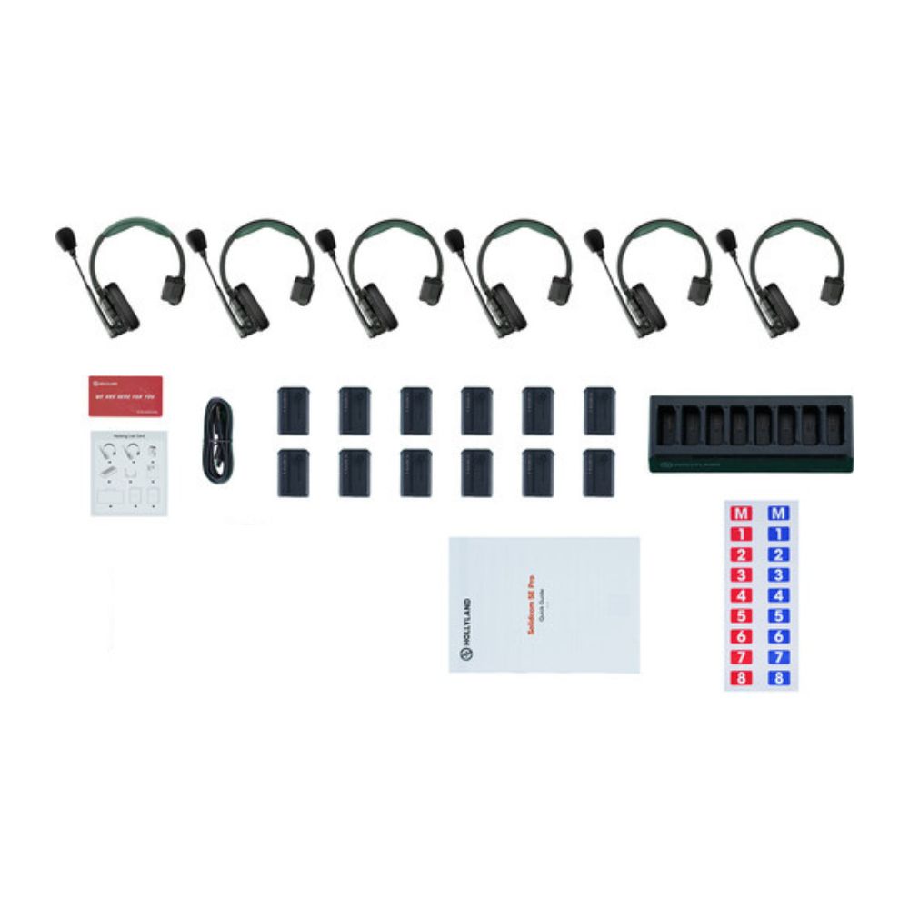 Hollyland Solidcom SE 6S 6-Person Full-Duplex Intercom 1.9GHZ - Image 2