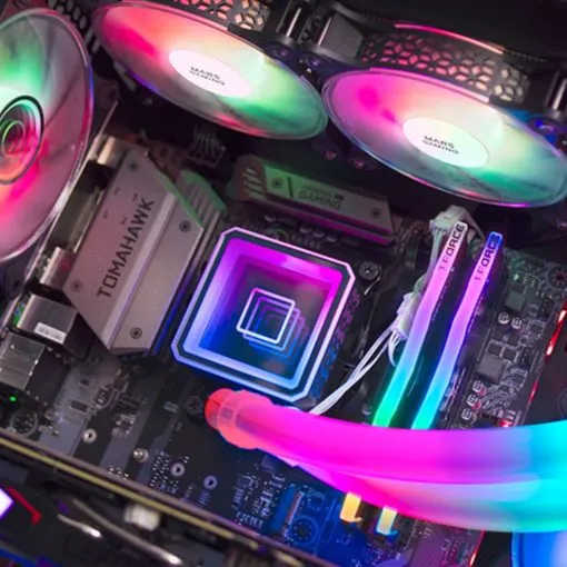 Alternative view of Mars Gaming ML-ULTRA360 AIO Liquid Cooler
