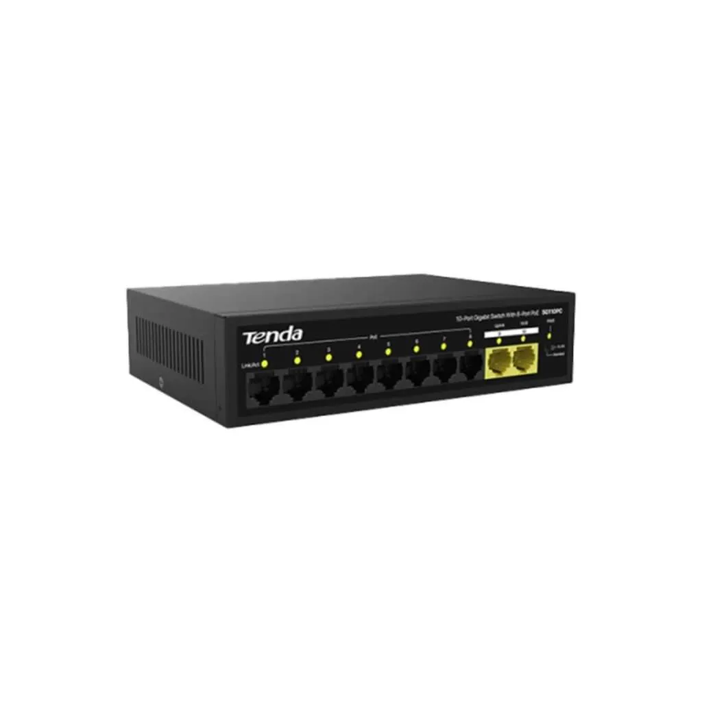 Tenda SG110PC 10-Port Gigabit Smart PoE Switch - Image 2