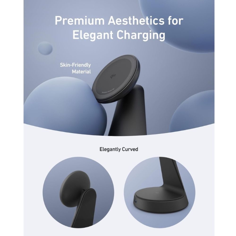 Anker MagSafe MagGo Wireless Charger 2 in 1 Dock Stand - Image 4