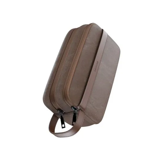 Alternative view of Green Lion Tirana Travel Pouch with Leather Strip