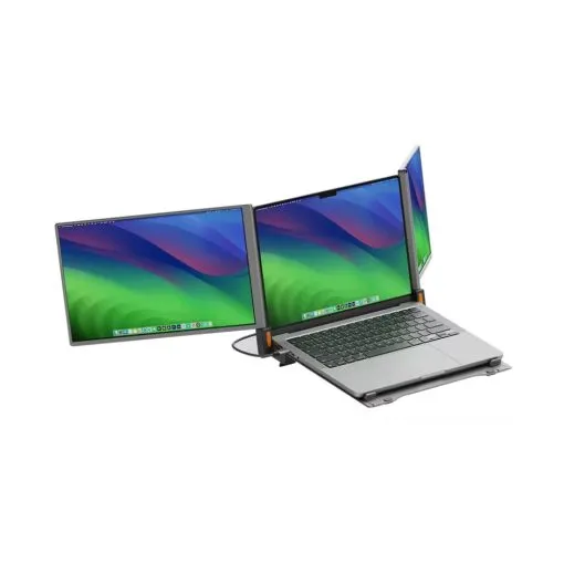Alternative view of Powerology Dual Portable Docking 14" FHD - Business Monitor