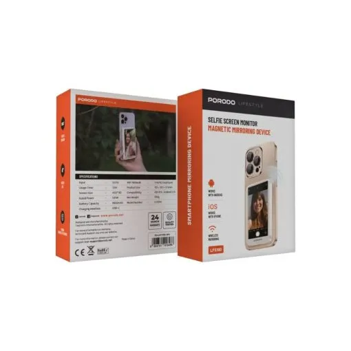 Porodo Selfie Screen Monitor Magnetic Mirroring Device - Image 7