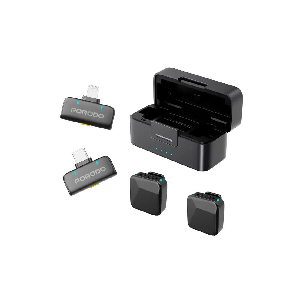 Porodo Orion Lavalier Microphone USB-C & Lightning - Image 3