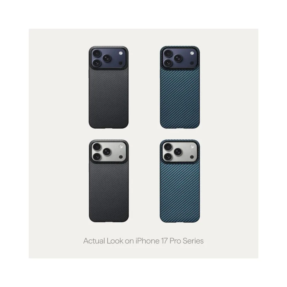Pitaka iPhone 17 Pro Ultra-Slim 600D Black/Grey Twill - Image 5