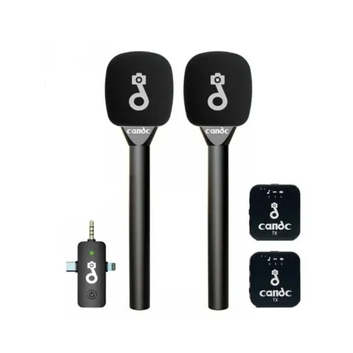 Alternative view of Candc Dual Mic Interview Microphone