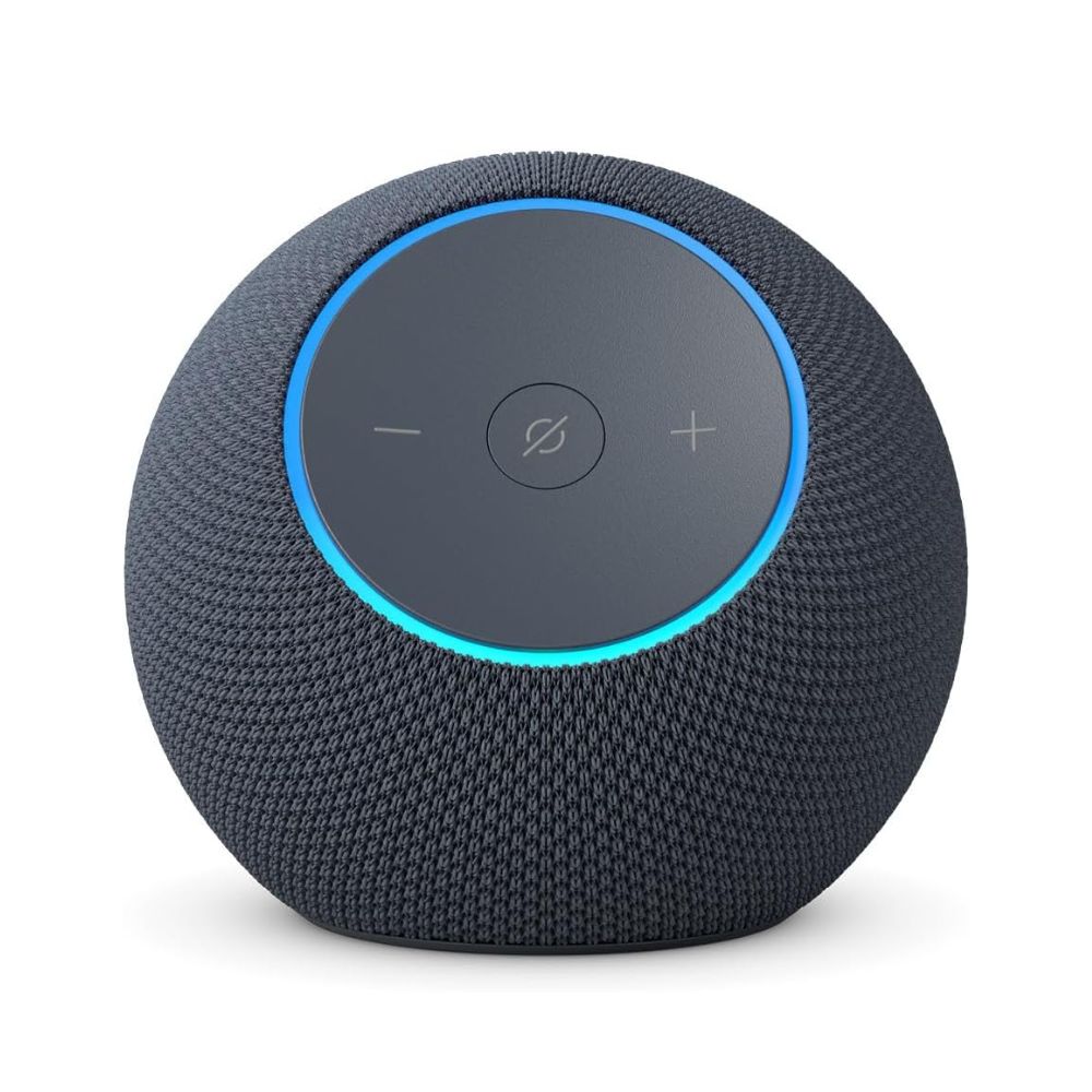 Meet Echo Dot Max: A brand new device in our lineup that takes Echo Dot audio to the max to deliver rich room-filling sound that automatically adapts to your space and fine-tunes playback. Features a built-in smart home hub and Omnisense technology for highly personalized experiences. All powered by an AZ3 chip for fast performance. This device comes with Alexa+ Early Access: Upgrade to our smarter, more proactive AI assistant when you set up this device. Music to your ears: With nearly 3x the bass versus Echo Dot (2022 release), it fits beautifully in any space, delivering your personal sound stage with deep bass and enhanced clarity. Listen to streaming services, such as Amazon Music, Apple Music, Spotify, and SiriusXM. Encore! Do more with device pairing: Connect compatible Echo devices in different rooms, or pair with a second Echo Dot Max to enjoy even richer sound. Pair your Echo Dot Max with compatible Fire TV devices to create a home theater system that brings scenes to life. Simple smart home control: Set routines, pair and control lights, locks, and thousands of devices that work with Alexa without needing a separate smart home hub. Extend wifi coverage with a compatible eero network and say goodbye to drop-offs and buffering. With Omnisense technology, you can activate routines via temperature or presence detection. Get things done with Alexa: From weather updates to reminders. Designed to support Alexa+, experience a more natural and conversational Alexa that delivers on tiny tasks to tall orders. Designed to protect your privacy: Amazon is not in the business of selling your personal information to others. Built with multiple layers of privacy controls, including a microphones enable/disable button.