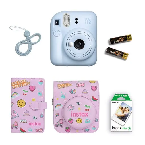 Fujifilm Instax Mini 12 Gift Box Instant Camera + Mini film + Protective Case + Photo Album