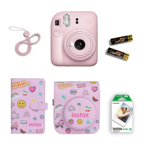 Fujifilm Instax Mini 12 Gift Box Instant Camera + Mini film + Protective Case + Photo Album