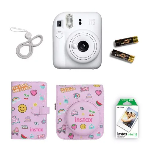 Fujifilm Instax Mini 12 Gift Box Instant Camera + Mini film + Protective Case + Photo Album