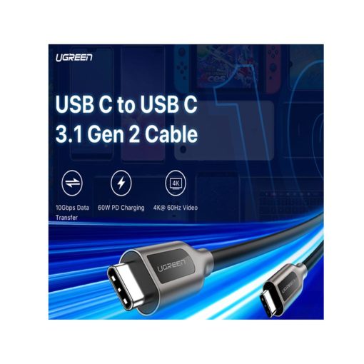 Ugreen 1m type c male to type c male 3.1 gen 2