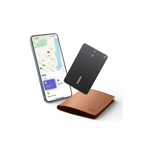UGREEN - CM817 Ultra-Slim Bluetooth Tracker for Wallets & Keys - Apple Find My Certified, Waterproof & Rechargeable - 45298