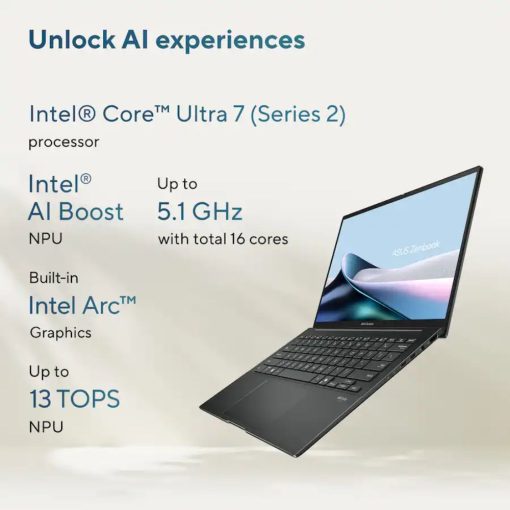 asus zenbook 14 ux3405ca – core ultra 7 255h – 16gb ram – 512gb ssd