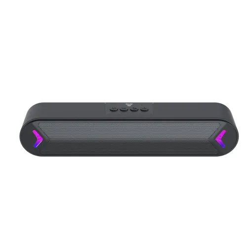 fantech groove bar bs160 gaming bluetooth 5.4, 6w rms, deep bass, usb, aux & tf support, built in battery