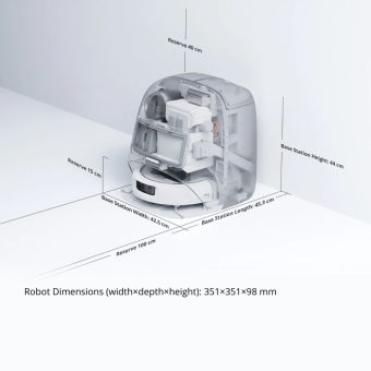 dji romo p robot vacuum cleaner (water tank version)
