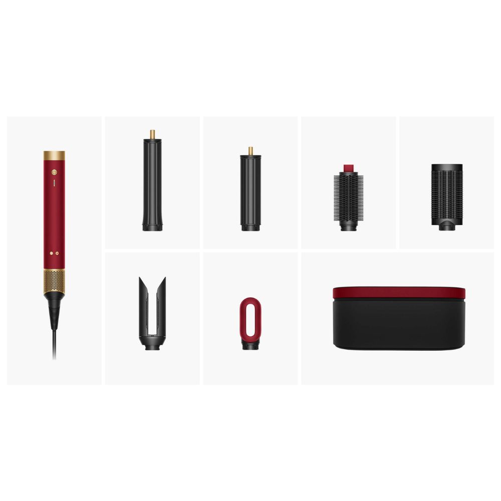 dyson airwrap co anda2x™ multi styler – straight+wavy (red velvet/gold)