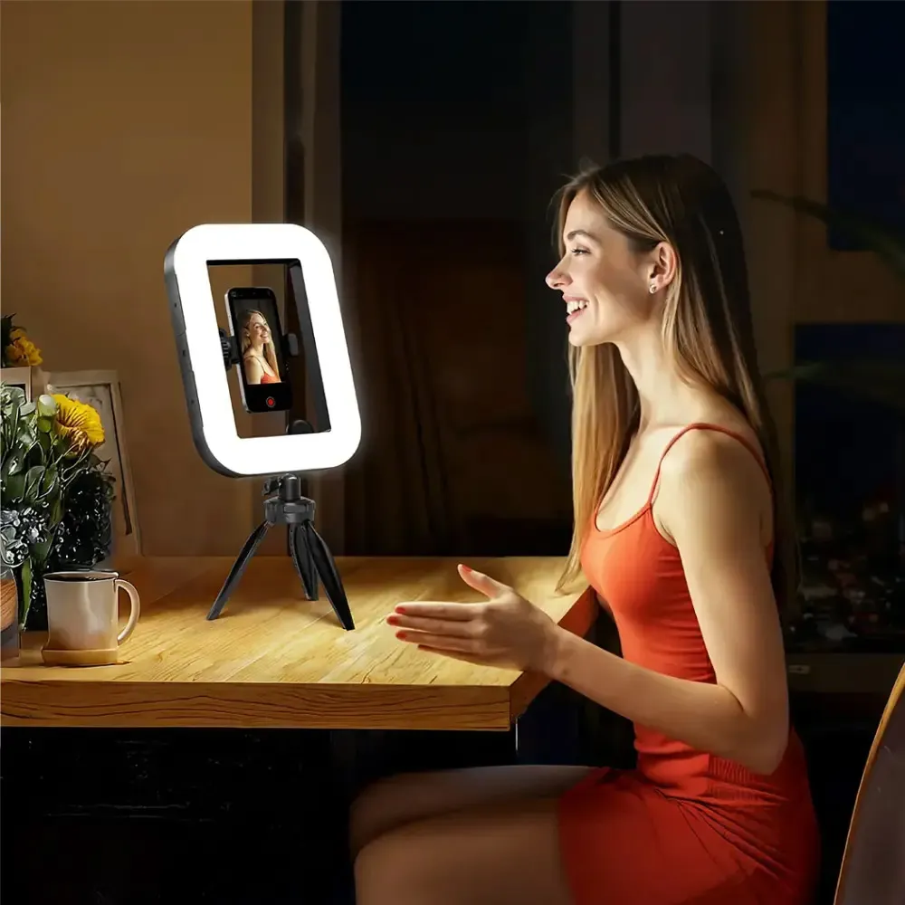 lifestyle-porodo-lifestyle-handheld-ring-grip-vlogging-light-with-240-leds