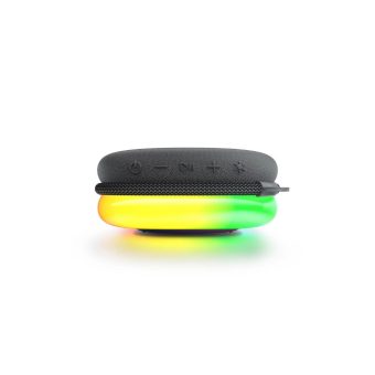 philips tas2307– bluetooth speaker with lights – 7h battery – passive radiator – black