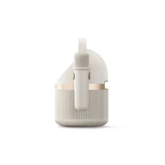 philips tas2509wt/00 – wireless karaoke speaker – 2 wireless mics – 15h battery – white