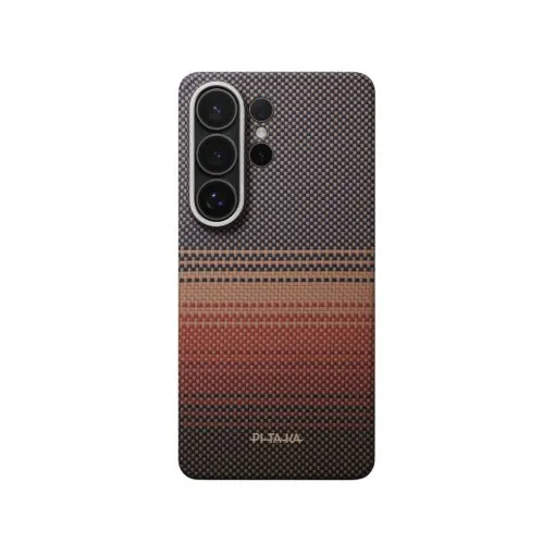 pitaka galaxy s26 ultra edge case black/grey twill