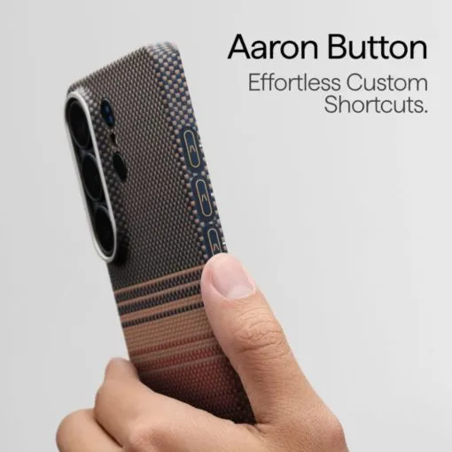 pitaka galaxy s26 ultra edge case black/grey twill