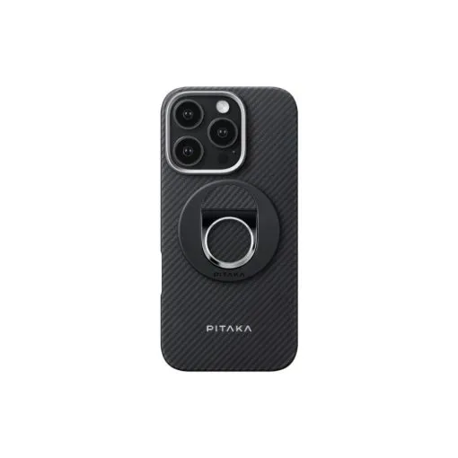 pitaka grip3 aramid fiber phone ring & stand