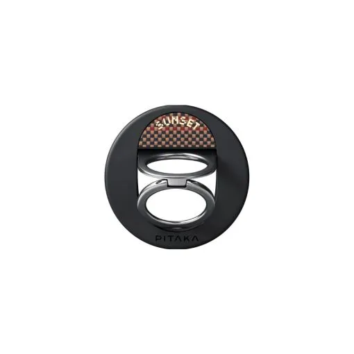 pitaka grip3 aramid fiber phone ring & stand