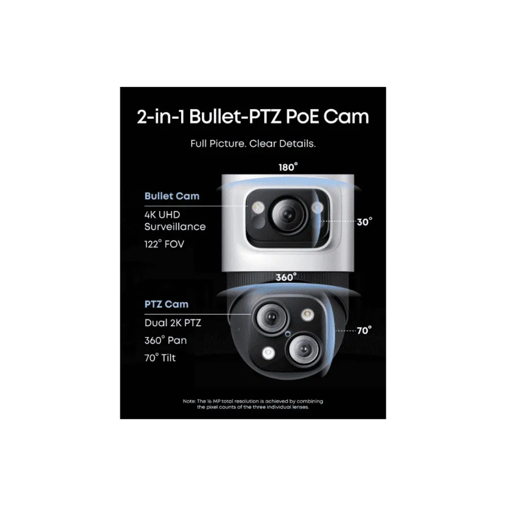 eufy poe bullet ptz cam s4